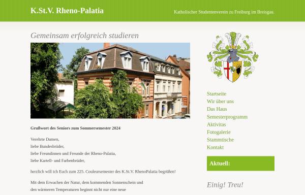 Vorschau von www.rheno-palatia.com, K.St.V. Rheno-Palatia