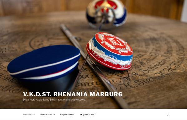 Vorschau von www.rhenania-marburg.de, Rhenania zu Marburg