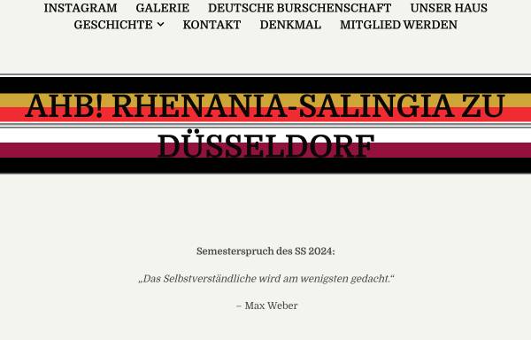 Vorschau von www.rhenania-salingia.de, Rhenania-Salingia zu Düsseldorf