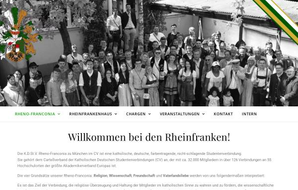 Vorschau von www.rheno-franconia.de, Rheno-Franconia zu München
