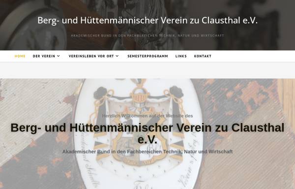 Vorschau von www.buh-clausthal.de, Berg- und Hüttenmännischer Verein zu Clausthal