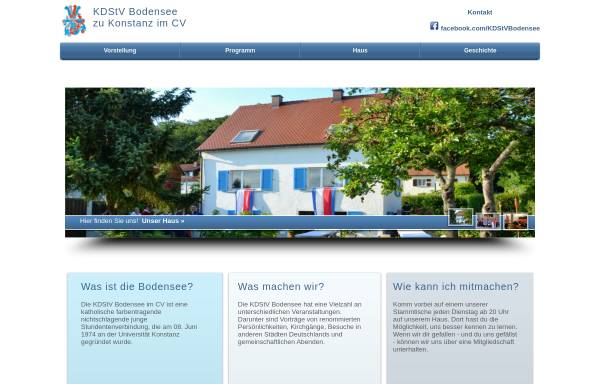 Vorschau von www.kdstv-bodensee.de, Bodensee zu Konstanz