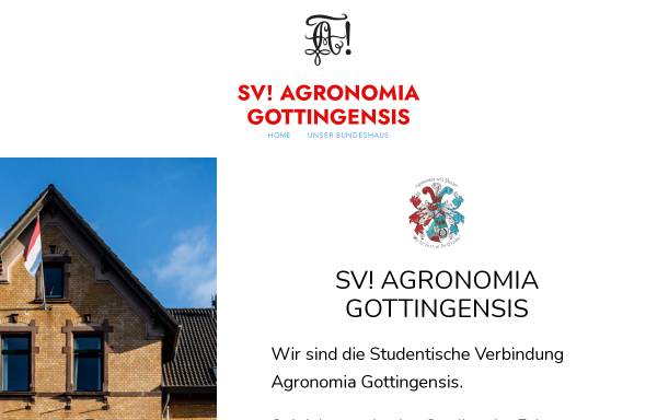 Vorschau von agronomia.de, Agronomia Gottingensis zu Göttingen