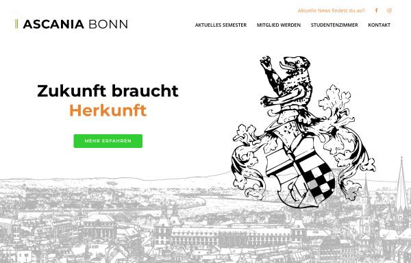 Vorschau von www.ascania-bonn.de, Ascania zu Bonn
