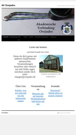 Vorschau der mobilen Webseite www.orejades.de, Orejades zu Clausthal