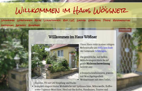 Vorschau von www.haus-woessner.de, Ferienwohnung Haus Wößner