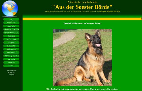 Vorschau von www.aus-der-soester-boerde.de, Aus der Soester Börde