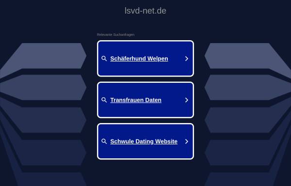 Vorschau von www.lsvd-net.de, Langhaar Schäferhunde-Verband-Deutschland