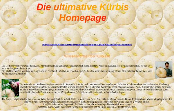Die Kürbis-Homepage