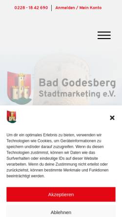 Vorschau der mobilen Webseite www.bad-godesberg.info, godesberg.info