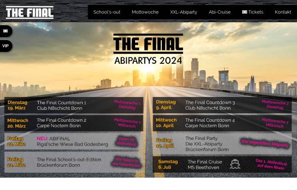 Vorschau von www.the-final-party.de, The Final - Die Abiparty