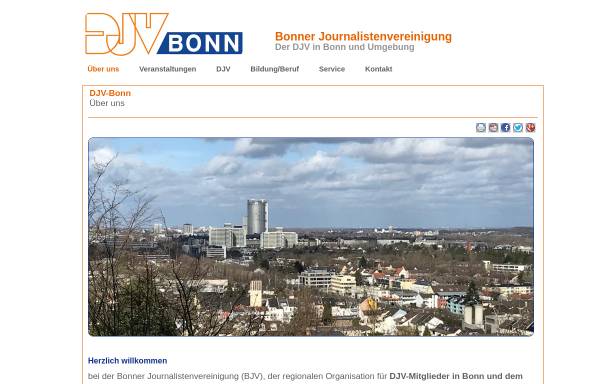 Vorschau von www.djv-bonn.de, DJV Bonner Journalistenvereinigung