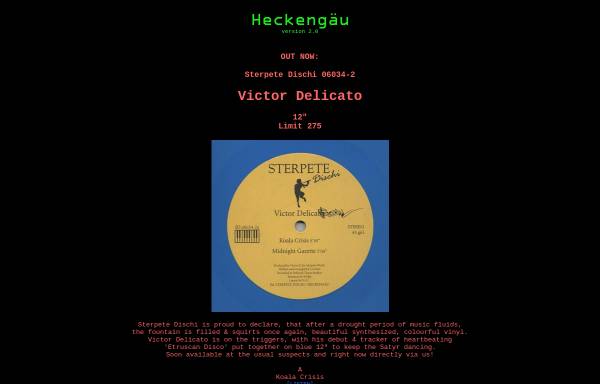 Vorschau von www.heckengaeu.de, Heckengäu Records