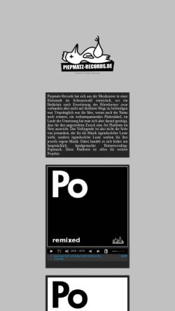Vorschau der mobilen Webseite www.rowolo.de, Piepmatz Records