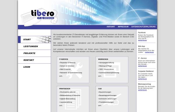 Vorschau von www.tibero.de, tibero Webdesign