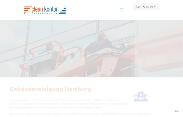 Vorschau von www.cleankontor.de, Clean Kontor - Gebäudeservice