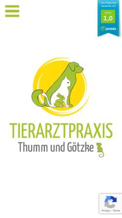 Vorschau der mobilen Webseite www.muenchen-tierarzt.de, Tierarzt - Drs. Ellinger und Thumm