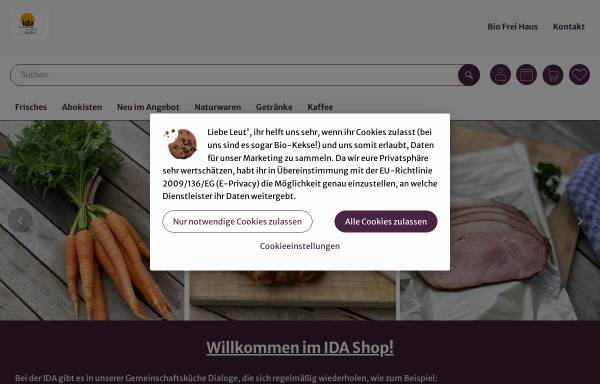 Vorschau von www.ida-abo.de, DA GmbH – Frische frei Haus