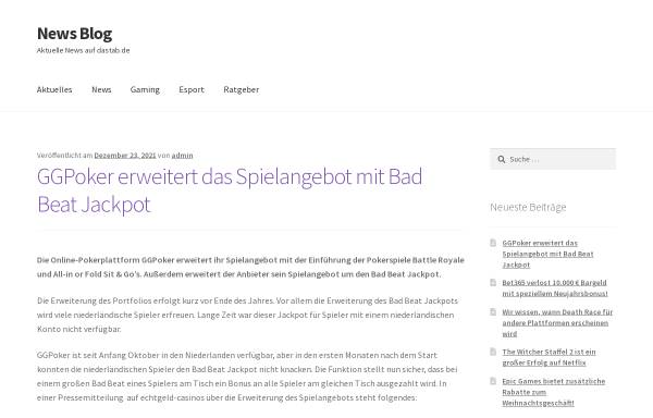 Vorschau von www.dastab.de, Das TAB