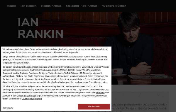 Vorschau von ian-rankin.de, Ian Rankin