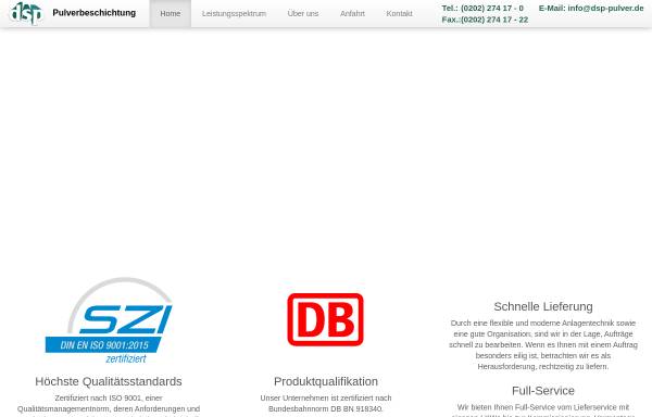 Vorschau von www.dsp-pulver.de, DSP Pulverbeschichtung GmbH