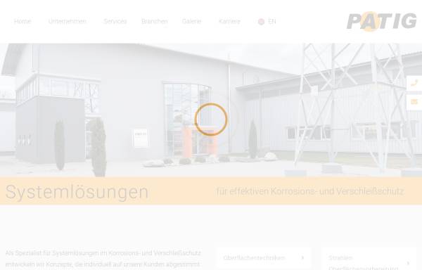 Vorschau von patig-gmbh.com, Patig Industrie Consult GmbH