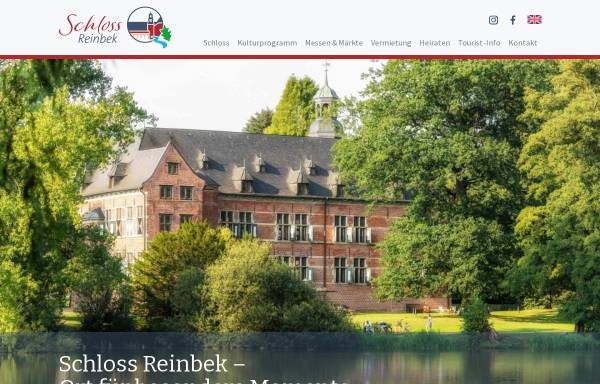 Vorschau von www.schloss-reinbek.org, Schloss Reinbek - Offizielle Homepage