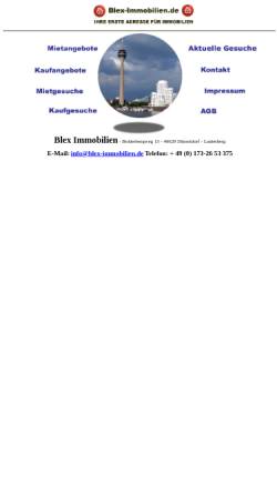 Vorschau der mobilen Webseite www.blex-immobilien.de, Blex Immobilien