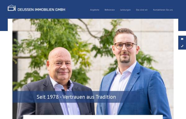 Vorschau von www.deussen-immobilien.de, Deussen Immobilien GmbH