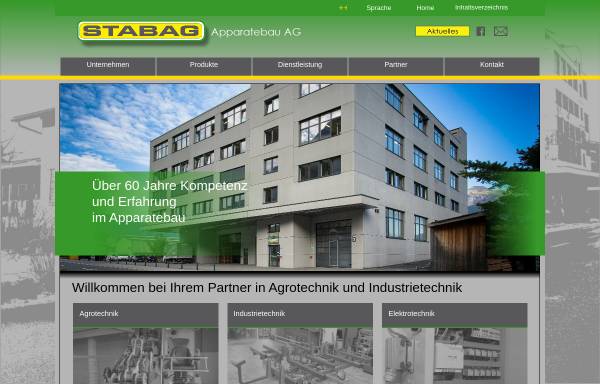 Vorschau von www.stabag.com, Stabag AG