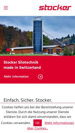 Vorschau der mobilen Webseite www.silofraesen.ch, Stocker-Fräsen und Metallbau AG
