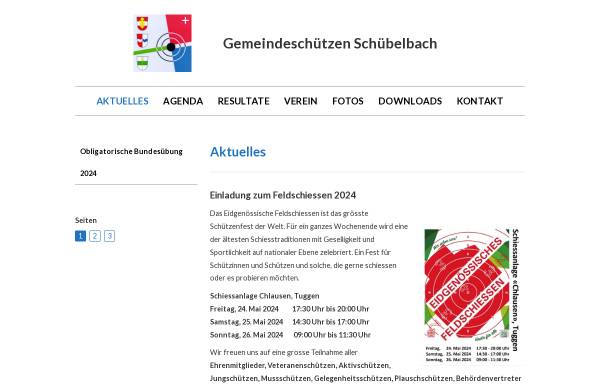 Vorschau von www.gsschuebelbach.ch, Gemeindeschützen Schübelbach