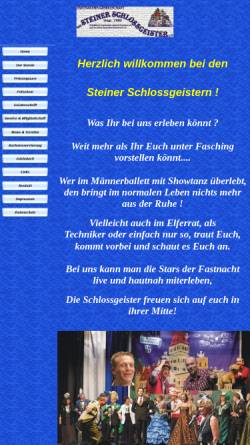 Vorschau der mobilen Webseite steiner-schlossgeister.de, Die Steiner Schlossgeister e.V.