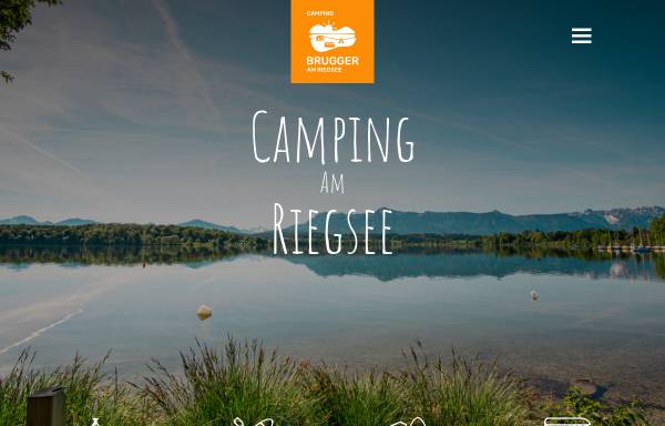 Vorschau von www.camping-brugger.de, Camping Brugger am Riegsee