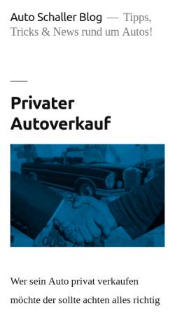 Vorschau der mobilen Webseite www.auto-schaller.de, Auto-Schaller in Münchberg