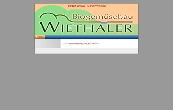 Vorschau von www.biogemuesebau.de, Biogemüsebau Wiethaler
