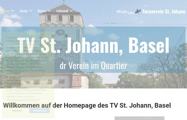 Vorschau von www.tvstjohann.ch, Turnverein St. Johann