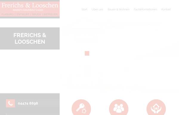 Vorschau von www.frerichs-looschen.de, Frerichs & Looschen Massiv-Hausbau GmbH