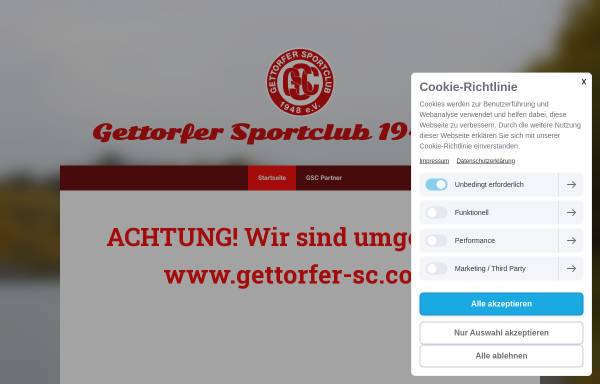 Vorschau von www.gettorfer-sc.de, Gettorfer SC