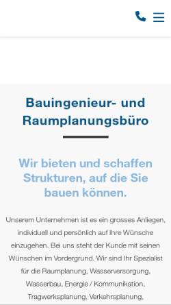 Vorschau der mobilen Webseite spi.ag, Spichinger + Partner, Planer und Ingenieure AG