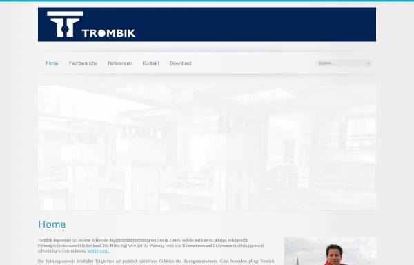 Vorschau von www.trombik.ch, Trombik Ingenieure AG
