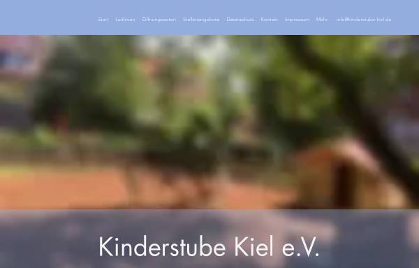 Vorschau von www.kinderstube-kiel.de, Kinderstube Kiel e.V.