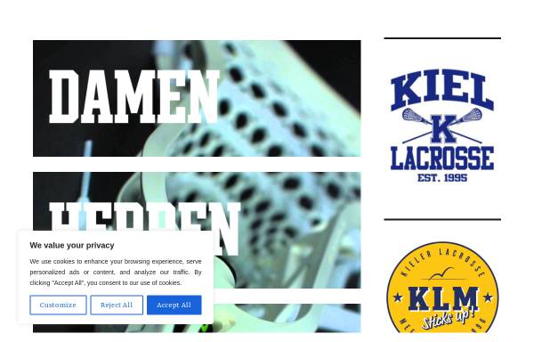 Vorschau von www.lacrosse-kiel.de, Lacrosse Club Kiel e.V.