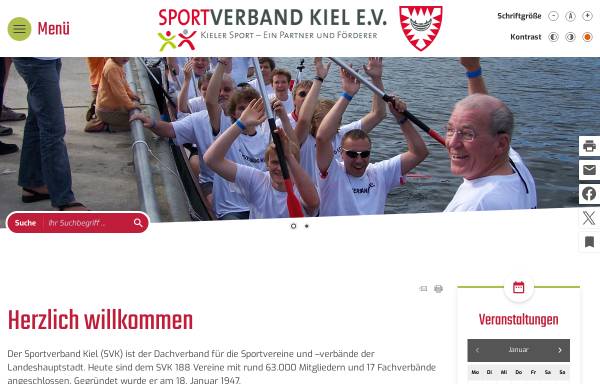 Vorschau von www.sportverband-kiel.de, Sportverband Kiel