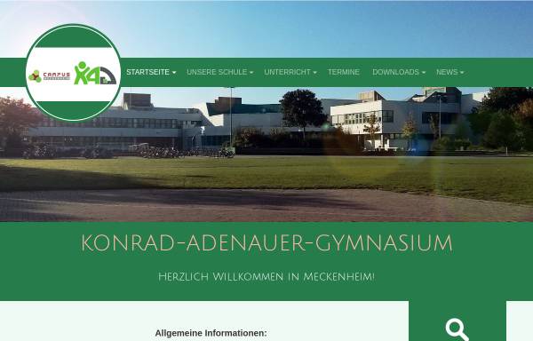 Vorschau von www.kag.meckenheim.de, Konrad-Adenauer-Gymnasium Meckenheim