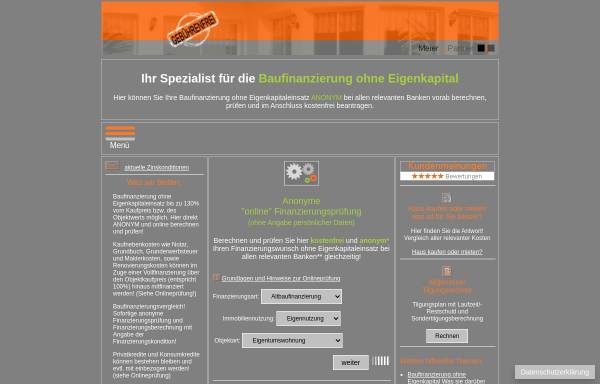 Vorschau von www.finanzierung-ohne-eigenkapital.de, Meier & Partner