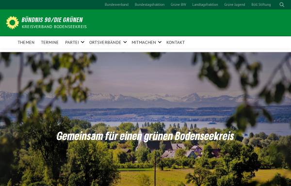 Vorschau von gruene-bodenseekreis.de, Bündnis 90/Die Grünen Ortsverband Friedrichshafen