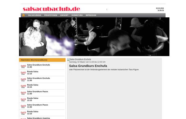 Vorschau von www.salsacubaclub.de, Salsa Cuba Club