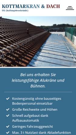 Vorschau der mobilen Webseite dachdecker-klempner-fischer.de, Dachdeckerei und Klempner Fischer
