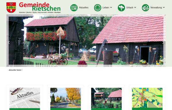 Vorschau von www.rietschen-online.de, Gemeinde Rietschen